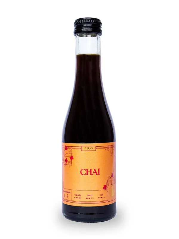 BTGS Chai – Flasche mit Etikett