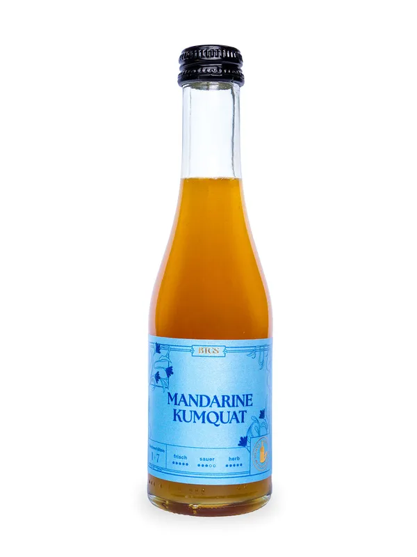 BTGS Mandarine Kumquat – Flasche mit Etikett